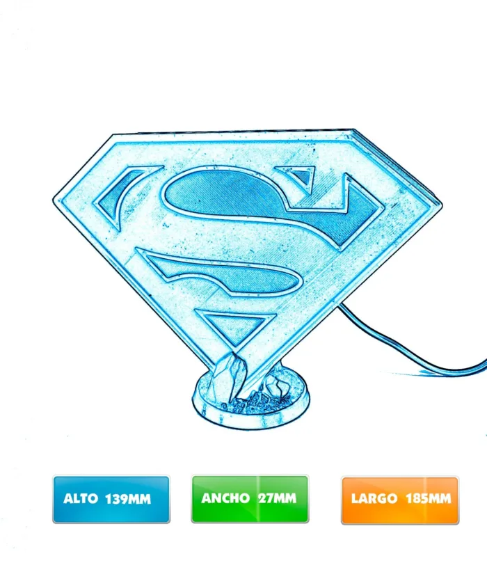 Lampara SuperMan - Imagen 3
