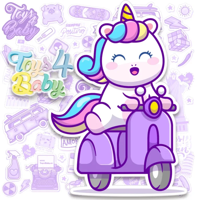 Cinturón de seguridad Moto Para Niños - Morado - Imagen 5